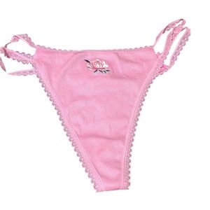 PINK Victoria's Secret Pink Lace Trim Panties Size XXL